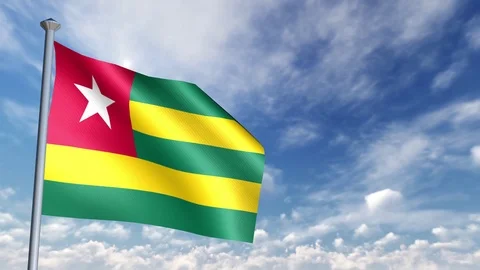 Animation of 3D Flag Stock-Footage 90264343