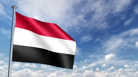 Animation of 3D Flag 스톡 동영상 90264358