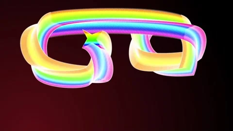 Animation of 3D Lines Stock Footage 243581906