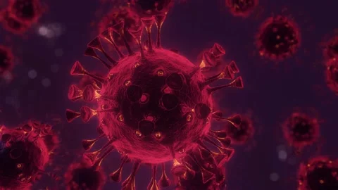 Animation 3D model virus covid 19 Stock Footage 160673951