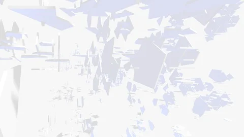 Animation 3D texture in space. Volumetric figures. Stock Footage 122377448