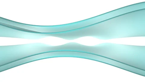 Animation 3d texture wave of turquoise color on a white background. Video stock 122377505