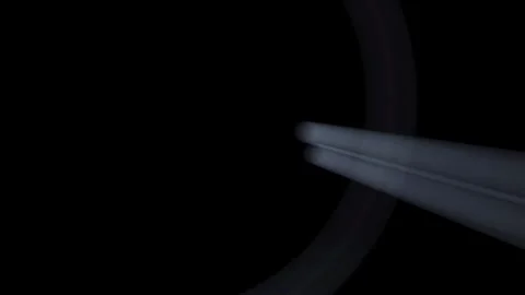 Animation in 4K format, consisting of two flickering light lines. 库存影片 333279318