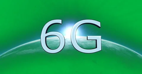 Animation of 6g text over spinning globe and sun seen from space Stock Footage 325420475