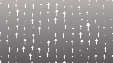 Animation of abstract arrows going up. Background of moving arrows. Stock Footage 308149024
