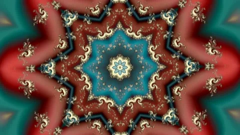 Animation of an abstract background with a kaledoscopic transformation Stock Footage 152548571