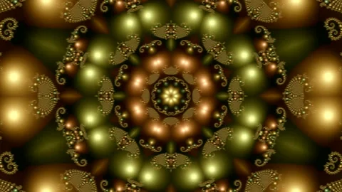 Animation of an abstract background made of multicolored metal balls Stock Footage 146267096