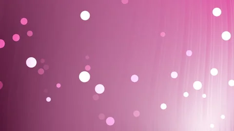 Animation Abstract background with pink and white floating circles Vidéo 334387099