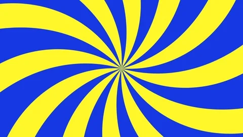 Animation abstract background with rotating colorful stripes. Seamless loop Stock Footage 88927378