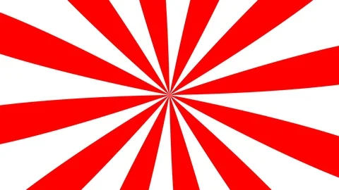 Animation abstract background with rotating colorful stripes. Seamless loop Stock Footage 88927401