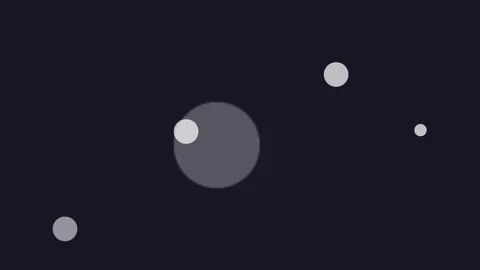 Animation of abstract balls. Patterns circles. Cartoon Stock Footage 116192599