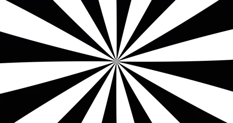 Animation of an abstract black and white background that rotates clockwise Stock Footage 130453805