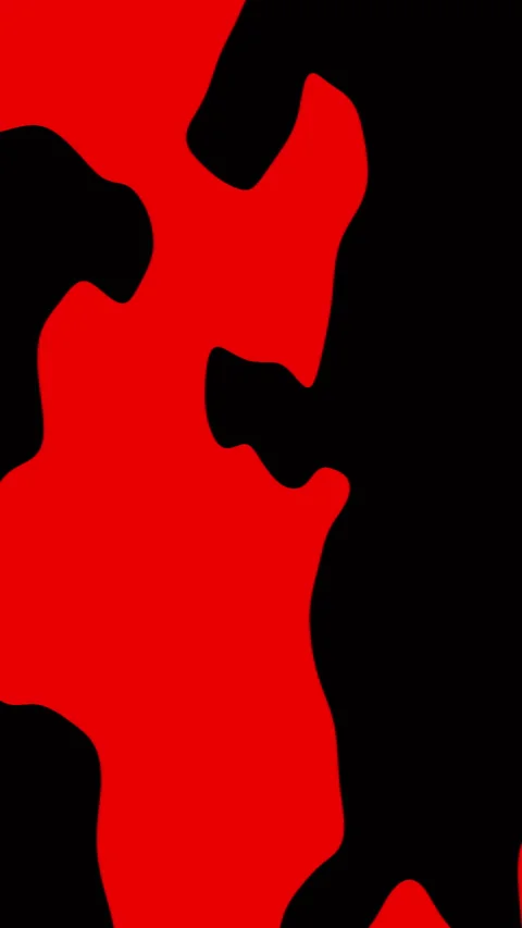 Animation abstract black red design bright bold vibrant graphic simple iconic. Stock Footage 336872798