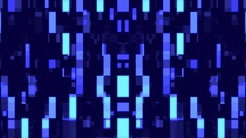 Animation of abstract blue and light blue rectangles intersecting each other. Video stock 280706729