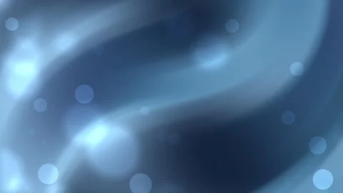 Animation Abstract blue smoky patterns with circular bokeh lights Stock Footage 319377515