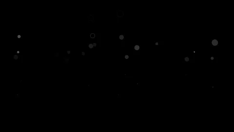 Animation of abstract bubbles on blue background floating in random motion. Stock Footage 123286255