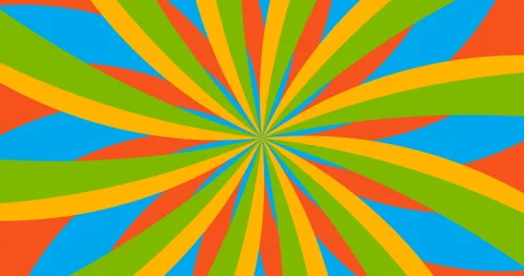 Animation of an abstract colorful background that rotates clockwise Stock Footage 130454036