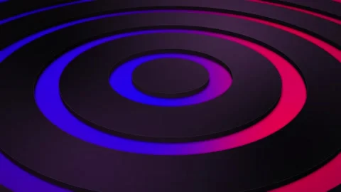 Animation of abstract colorful layers pattern moving on black background Stock Footage 247401476
