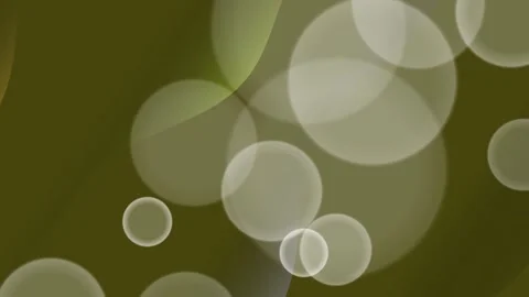 Animation Abstract dark olivegreen background with soft white circles Stock Footage 326571670