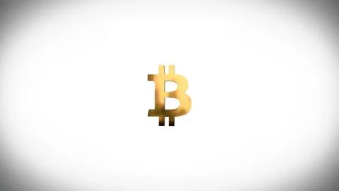 Animation of abstract data with bitcoin symbol on white background. Animation of Stock Illustration