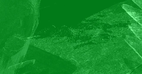 Animation of abstract distressed pattern moving over green background Stock Footage 310221536
