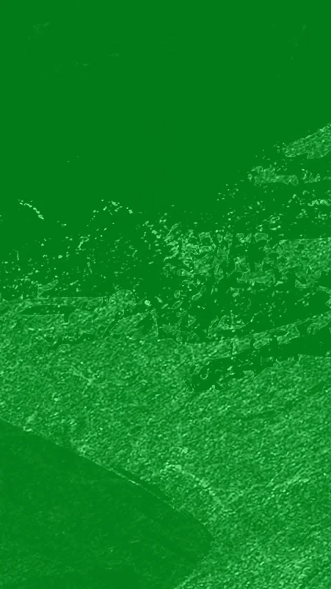 Animation of abstract distressed pattern moving over green background Stock Footage 343719055