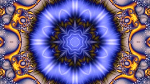 Animation of an abstract fractal background Stock Footage 138992610