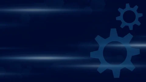 Animation Abstract gear speed light out technology background Hitech communicati Stock Footage 120352113