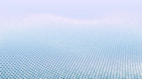 Animation of abstract geometric composition of mesh pattern Stock Footage 280491074