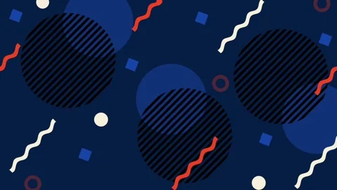 Animation of abstract geometry background set Stock Footage 276921032