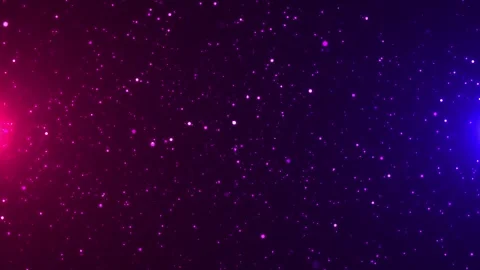 Animation of abstract glowing glitter particles. Flying bright dots Stock Footage 261981476