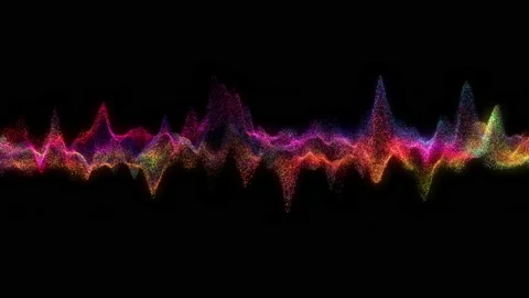 Animation. Abstract glowing lines background. Wavy form neon line structure. Stock Footage 149897302