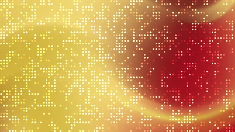 Animation abstract gold and red gradient background with small white squares Stock Footage 334658138