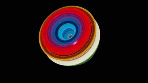 Animation of abstract graphics. A background of imagination and creativity. Stock Footage 138927580