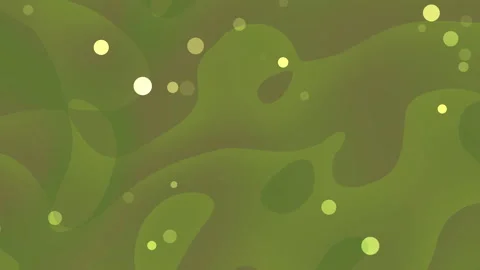 Animation Abstract green camouflage pattern with soft light circles 動画素材 346891669