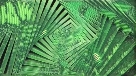 Animation of abstract green square pattern, digital art Stock Footage 276288066