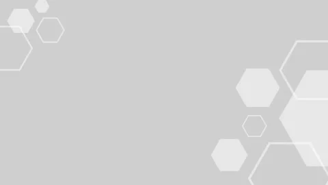 Animation of abstract hexagonal patterns with a tech theme, perfect for present Stock Footage 311368146
