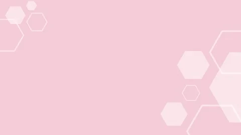 Animation of abstract hexagonal patterns with a tech theme, perfect for present Stock Footage 311368167