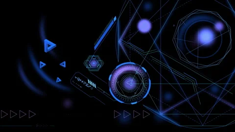Animation of abstract infographic elements Video stock 249905251
