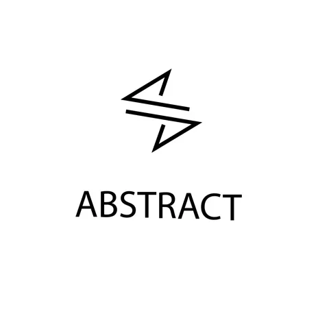 Animation abstract lines logo icon minimal on white background Stock Footage 266327802