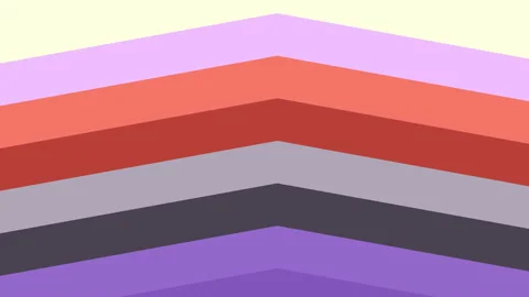 Animation Abstract Liquid Pastel Colored Version Cartoon Abstract Background Stock Footage 183419091