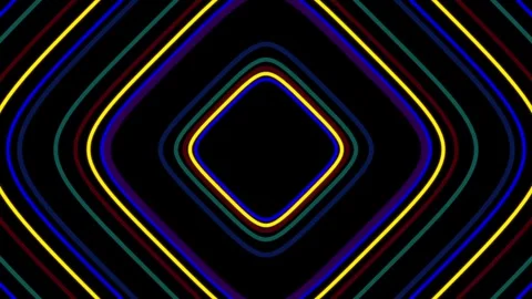 Animation abstract loop colored motion background texture art design video Stock Footage 251724926