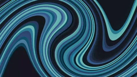 Animation abstract loop colored motion background texture art design video Stock Footage 251735347
