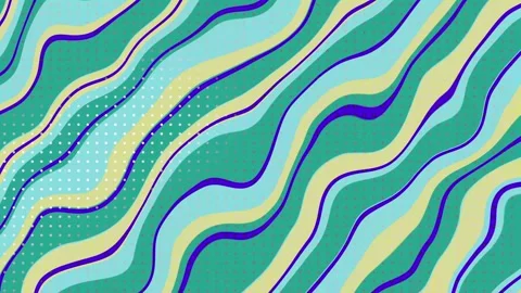 Animation abstract loop colored motion background texture art design video Stock Footage 251735394