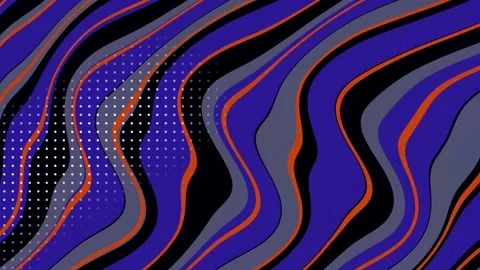 Animation abstract loop colored motion background texture art design video Stock Footage 251735396