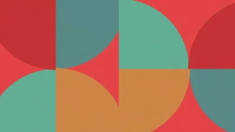 Animation abstract loop colored motion background texture art design video Stock Footage 251735757