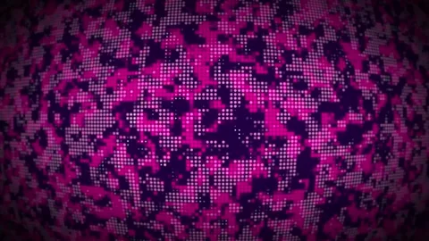 Animation abstract loop colored motion background texture art design video Stock Footage 251735805