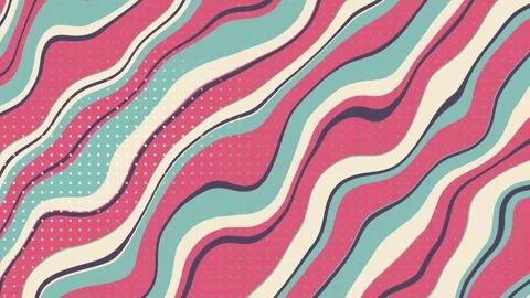 Animation abstract loop colored motion background texture art design video Stock Footage 251735850