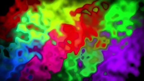 Animation abstract loop colored motion background texture art design video Stock Footage 251735856