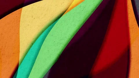 Animation abstract loop colored motion background texture art design video Stock Footage 251735867